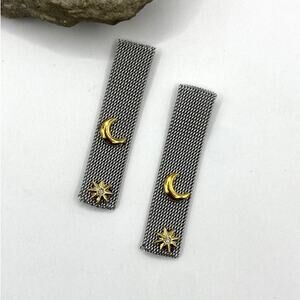 NEW Celestial Strip Dangle Earrings